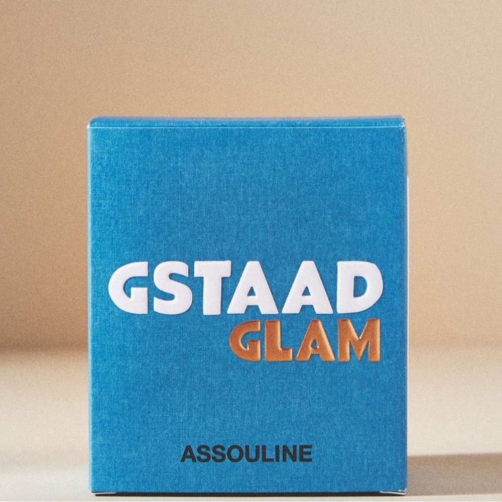 NWT Assouline Gstaad Glam Boxed Candle , Brand new in box